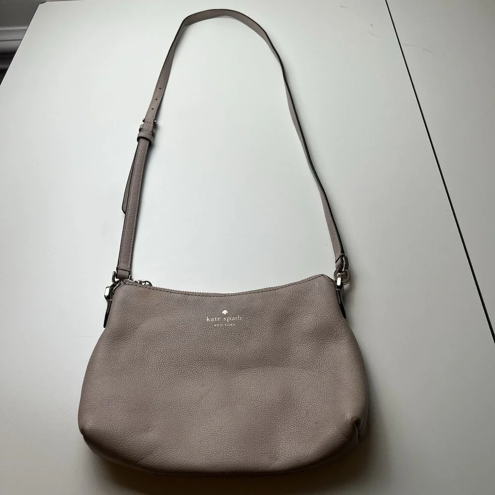 Kate Spade  Crossbody Purse Bag in Warm Beige/Light Pink S338